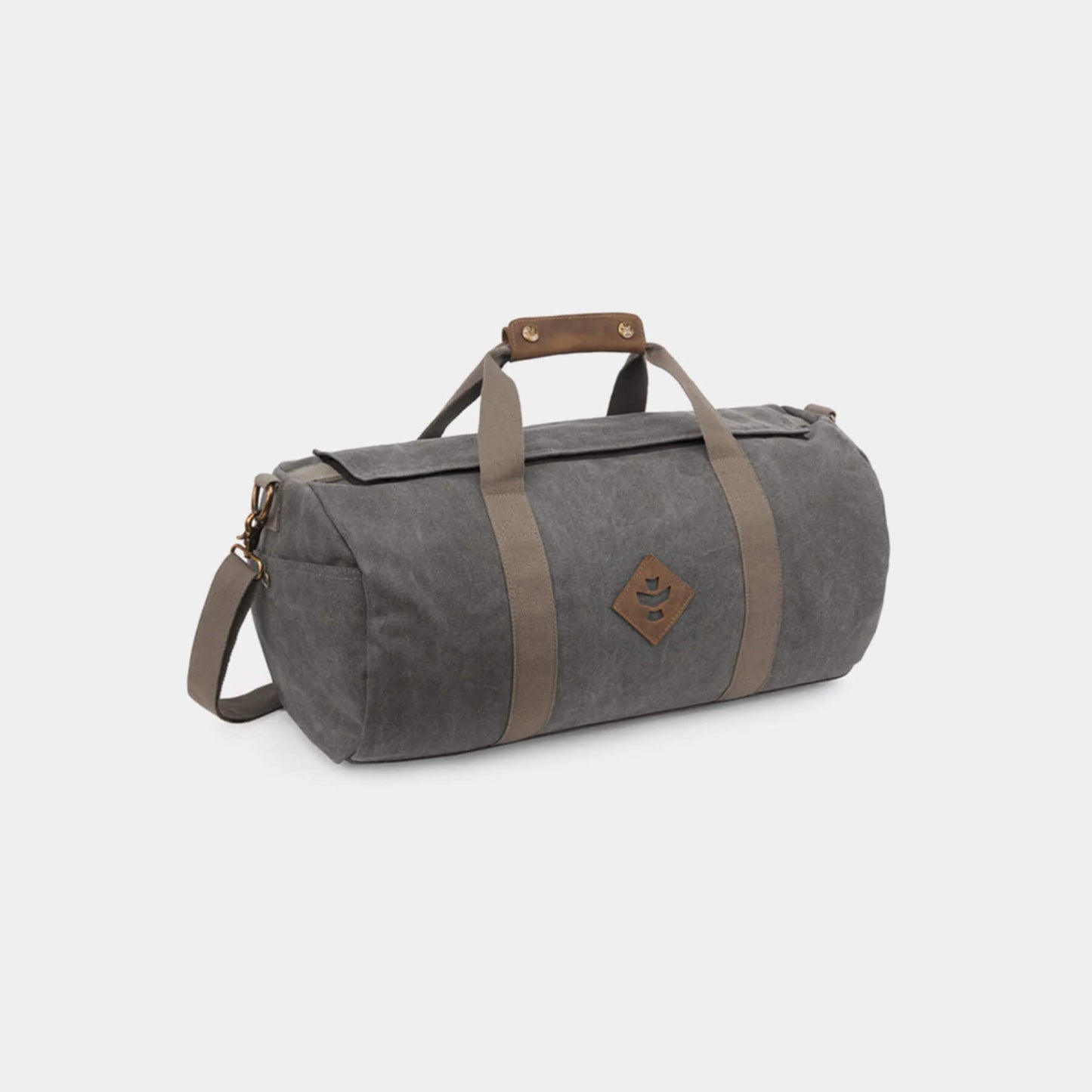 Oval duffel bag